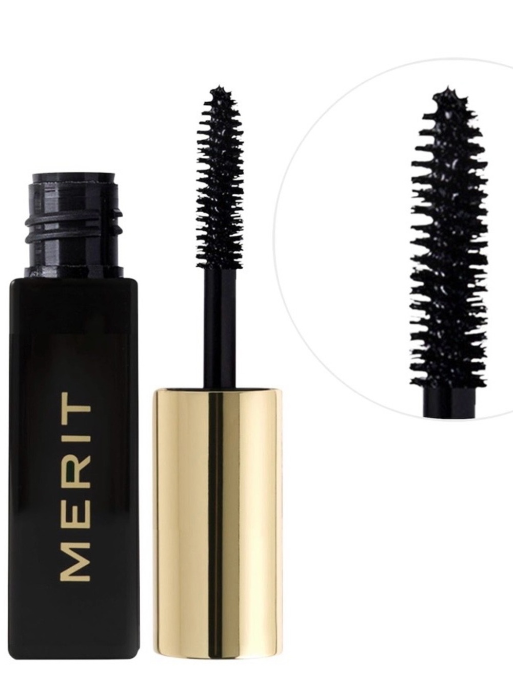 Merit Clean Lash Lengthening Tubing Mascara in Perfect Black - 5ml